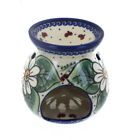 024-dsu05 Vena Blue Rose Polish Pottery Ladybug Aromatic Warmer 724235728255