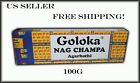 100g Goloka Incense Sticks Grams Nag Champa Agarbathi Free Shipping