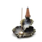 14200707 Medoosky Bronze Incense Burner Backflow Cones Sticks Holder 619125404749