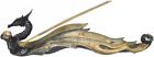 150747 Unbranded Dragon Holding Skull Incense Stick Burner Black