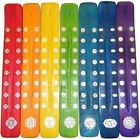 151110 Unbranded Seven Chakra Symbols Painted Canoe Incense Burners Set Of 151110 Unbranded Seven Chakra Symbols Painted Canoe Incense Burners Set Of