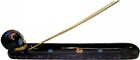 151158 Unbranded Sugar Skull Incense Stick Burner Black