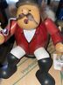 21446 Kwo German Incense Smoker Farmer Dog With Haystack 022917214468