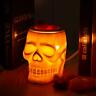 25203506 Starmoon Translucent Resurgent Skull No Flame And Smoke Ceramic Candle