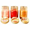 26803 Lumabase Bake Shoppe Collection Mason Jars With Scented Candles
