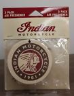 2863921 Indian Motorcycle Air Freshener Green Apple Scent New