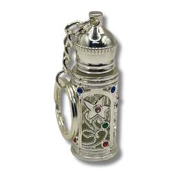 B0d7nlytp4 3 Arches Usa Refillable Glass Anointing Oil Keychain Bottle 2ml Portable