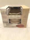 314913 Candle Warmer Ceramic Wax Melter And Dish Cream Embossed Electric