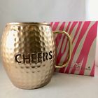 401034 Pink Zebra Copper Mug Cheers Shade Moscow Mule Beer Candle