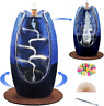 445015782764 Spacekeeper Ceramic Backflow Incense Holder Burner Waterfall Sides