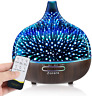 445017552587 Zorara Essential Oil Diffuser Cool Mist Humidifier Glass