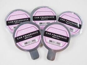 5 Bath And Body Works Pink Twisted Peppermint Car Scentportable Refill New 0.2oz