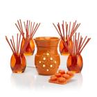 507640lka Joy Mangano Forever Fragrant Set Warmer Vases Sticks