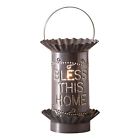 541blct Irvins Tinware Mini Wax Warmer With Bless In Country Tin