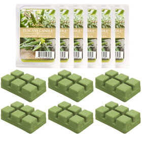 6pk Tuscany Candle Air Freshener Wax Warmer Melts Cubes For Tea Lights Candles