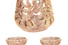 704-79 Prabhujis Gifts Oil Diffuser Natural Soapstone Burner Round 809581704792