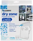 762.2 Airboss Dry Zone Refillable Dehumidifier Refills Linen Scented 070922047902