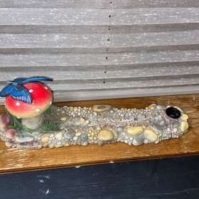2951 Aadlp A.a.d.l.p 2001 Mushroom Incense Burner Stick Cone #2951