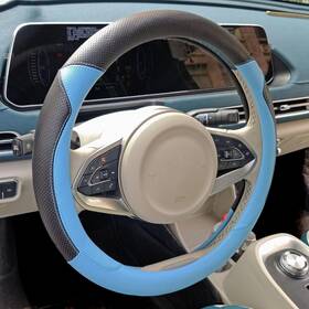 Swus-mbt-1 Acdiac Fashion Cat Ear Leather Steering Wheel Cover Women Girl 15 Inch 38cm Universal F