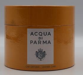 Acqua Di Parma 028713815287 Car Diffuser Dark Grey Gray Leather Case - Made In Italy
