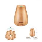 Ad286 Upgraded Electric Wood Grain Aromatherapy Essential Oil Diffuser Portable Cool