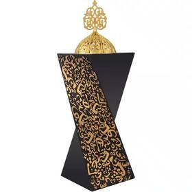 Afoxsos 445024015075 Black Resin Incense Burner For Yoga Spa And Home Decor