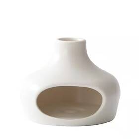 Afoxsos 445042898872 Ceramic Incense Holder With Chimney For Aromatherapy And Meditation