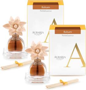 19343 Agraria Airessence And Petiteessence Flower Reed Diffuser Small Balsam