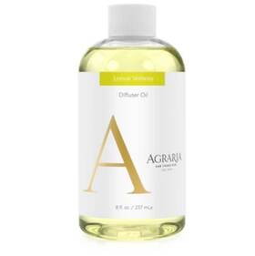 56459 Agraria Diffuser Oil Refill 8 Fl Oz Bottle Lemon Verbena Scent