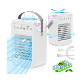 Aimistjoy 754272296721 Swamp Cooler Air Conditioners Portable With Water Tank 2/4/6h Time... Fast Ship