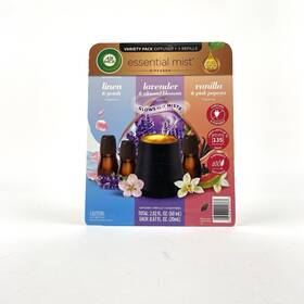 Air Wick 062338000763 Essential Mist Variety Pack Diffuser 3 Refills