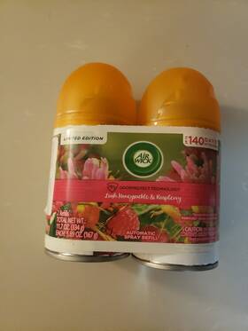 Air Wick 062338027302 Lush Honeysuckle And Raspberry Automatic Spray Refills