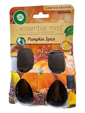 Air Wick 062338028989 Essential Mist Oil Refill Pumpkin Spice - 2 Count