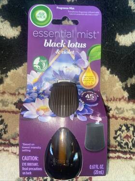 Air Wick 062338031835 Essential Fragrance Mist Refill Black Lotus
