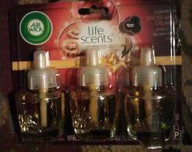 Air Wick 062338950556 3 Spiced Apple Crumble Life Scents Scented Oil Plug Refill