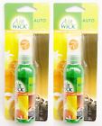 Air Wick 2 Refills Auto Paradise Fruit Freshener Car Spray Oz Each 0643334305542