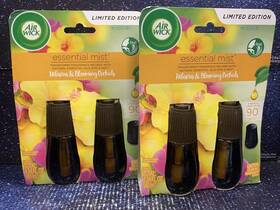2xair Air Wick Essential Mist Diffuser Oil Refills 2 Count Hibiscus And Blooming Orc