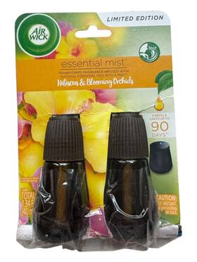 3154803 Air Wick Essential Mist Oil Refill Hibiscus And Blooming Orchids - 2 Count