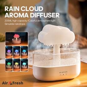 Af105 Airfresh Rain Aroma Humidifier Essential Oil Diffuser Grain Ultrasonic Aromatherapy