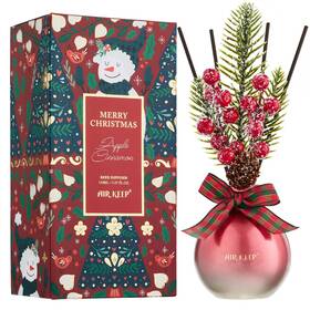Riv0015 Airkeep Reed Diffuser Set 5.07 Oz150ml Apple Cinnamon Christmas Scented Wit Riv0015 Airkeep Reed Diffuser Set 5.07 Oz150ml Apple Cinnamon Christmas Scented Wit
