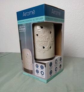 Airome 833245034185 Home Sweet Ceramic Ultrasonic Essential Oil Diffuser 100 Ml