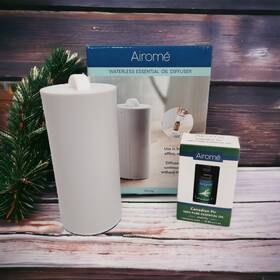 Wd100 Airome Waterless Electric Essential Oil Diffuser Bundle With Canadian Fir Pine