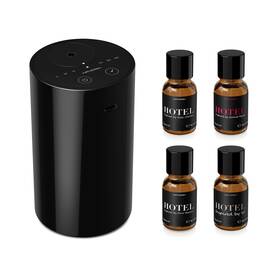 An8b4x10aous Airversa Waterless Essential Oil Diffuser Starter Kit With 4 X 10ml Hotel Scent Fragra