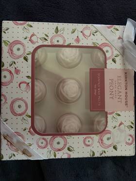 042025 Aldi Kirkton House Handmade Peony Scented Wax Melts 8 Pack Floral Pink Aromatherapy