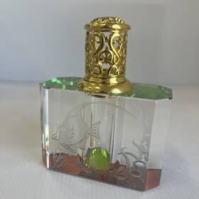 Kb904-r Alexandria Crystal Fragrance Lamp By Etched Reef