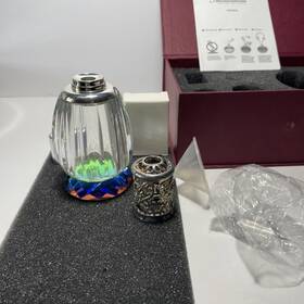 Kb128 Alexandrias Crystal Fragrance Oil Lamp By Art For The Senses Irredescent