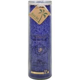 Aloha Bay Ya0054 Vegetable Palm Wax Chakra Jar Candle Indigo Unscented 16 Oz