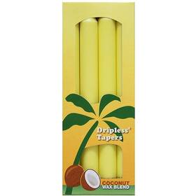 Ya0089 Aloha Bay Candle 9 Inch Tapers Yellow 4 Count