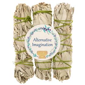 Cominhkg064035 Alternative Imagination Fba White Sage Sticks For Spiritual Cleansing Smudge Kit Witchcraft Suppli
