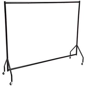 1.82x1.52m Amazon Basics 843019100251 Heavy Duty Rolling Garment Rack Clothes Organizer Black